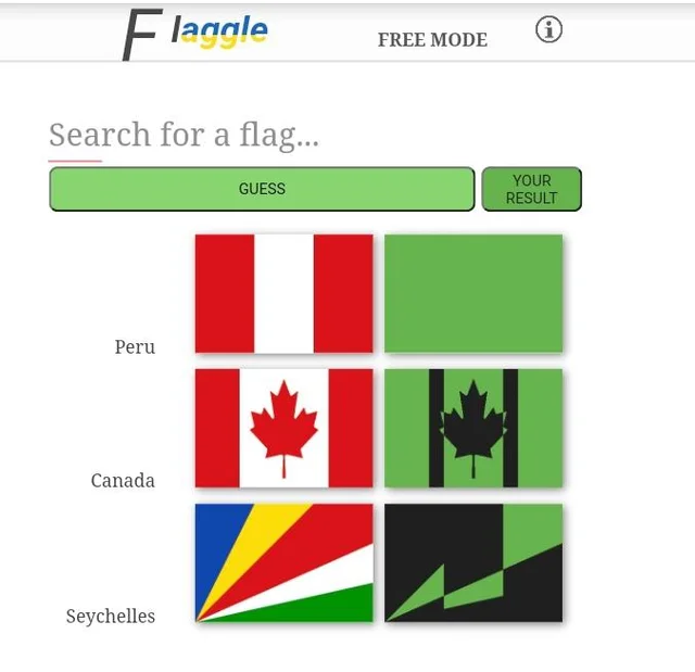 Introduction to #flagle! A flag guessing game. #flagle #flags #wordle